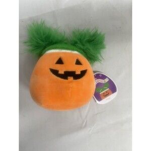 Squishmallow Halloween 4.5” Paige Pumpkin Squish Doo Plush  BNWT Free Ship